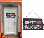 Happy Halloweeni rippuv kaunistus k&otilde;rvitsaga, 34x19cm