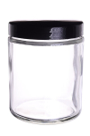Klaaspurk 250 ml musta pp-korgiga, 5-osaline komplekt
