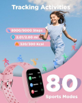 Nutikell Laste nutikell, 1.8", IP68, roosa