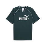 PUMA meeste vabaaja T-s&auml;rk PUMA ESS Football Jersey Green Terrain - 68826475, roheline