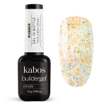 Kabos Builder Rubber Gel Golden Diva, 12g &ndash; kummip&otilde;hine ehitusgeel pudelis, kuldne s&auml;ra