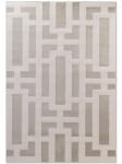 Elle Decoration kaasaegne vaip Perles Geometria hall-kreem 200x280 cm