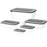 Toidun&otilde;ude komplekt Excellent Houseware, 13 tk, 1x6000 ml, 2x2000 ml, 2x1200 ml, 4x600 ml, 4x300 ml