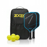 Zoodo P9 3D carbon sinine pickleball reketid komplekt 4 palli USAPA kott