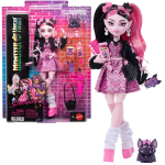 Moe nukk &bdquo;Monster High Draculaura&ldquo; 26 cm tarvikute ja lemmikloomaga