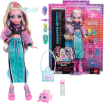 Moe nukk MONSTER HIGH Lagoona Blue JHK33 lemmiklooma Neptuna ja 7 tarvikuga