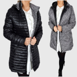 Kahepoolne naiste jope Fashion, must