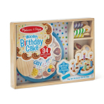 Puidust m&auml;nguasi MELISSA & DOUG S&uuml;nnip&auml;evatordi m&auml;ngukomplekt k&uuml;&uuml;nalde ja kaunistustega