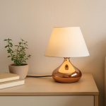 &Ouml;&ouml;lamp Asir 241946 Tekstiilist kuppel valge E27