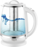 Klaasist veekeetja teekannu ja temperatuuri regulaatoriga, 2l