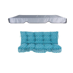 Kiigepatjade komplekt PATIO Piemont H030-21PB sinine pol&uuml;esterkate 150 cm