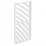 Pergola lisatarvik Mirpol Luxe ribipaneel 123x218 cm valge alumiinium