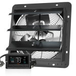 V&auml;ljat&otilde;mbeventilaator, 38x38x19 cm, Must, Metall, Ventilatsioon