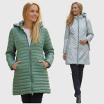 Naiste kahepoolne jakk Fashion, roheline