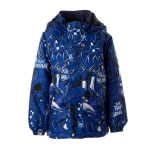 Huppa Poiste talvejope MARINEL 2, blue pattern