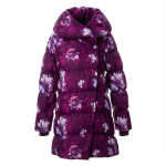 Huppa Naiste talvemantel HEDDA, burgundy pattern