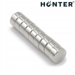 10x neod&uuml;&uuml;mmagnetit 6x3 mm N45 silindriline, tugev, Hunter