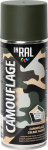 INRAL Camouflage RAL9021, pronksroheline, matt, 400ml v&auml;liv&auml;rv