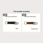 Karabiin avajaga, Juoda*2 + Black&Orange*2