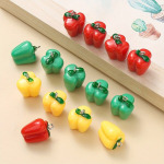 V&otilde;tmehoidja, paprika, 10PCS Green 3D Simulation Pepper Pendant