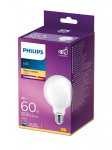 Philips LED Equivalent 60W E27 Warm Warm Non -Dimmable, Glass