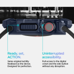 Spigen Rugged Armor, navy blue - Apple Watch 10 46mm