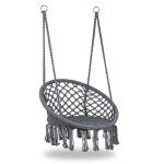 Haigepesa rippuv tugitool aiakiikumine Boho koduaeda 120cm - valge, Stork's Nest Hanging Armchair Garden Swing Boho for Home Garden 120cm - balta