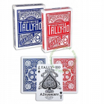 Tally-ho Fan Back Punased/sinised kaardid maagia ja m&auml;ngude jaoks