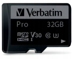 Telefoni m&auml;lukaart Verbatim Pro Microsdhc 32gb m&auml;lukaart koos adapteriga
