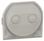 Legrand Plexo membraani l&auml;bip&auml;&auml;s, 2 sisendit, hall