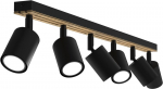 Terra 9986 Luminex: 6-punktiline puitdetailidega Led laevalgusti