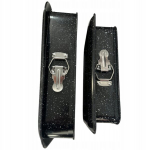 Eemaldatava servaga tort, 31cm, must, marmor