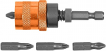 Magnetotsiku hoidik 1/4", 65mm, komplektis 5 tk
