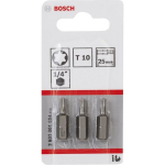 Bosch T10 Torx otsak Extrahard, 25mm, 3 tk.