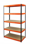 Metallist riiul Helios Hbo 196x110x60, 5 riiulit, 400kg/riiul