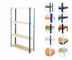 Metallist hoiuriiul Helios Hnw 180x150x40 cm, 4 riiulit, 275 kg/riiul