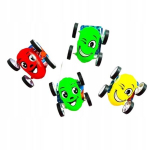 Kahepoolne auto "naljakas Vehicle Roll" tagurpidi