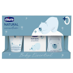 Chicco Natural Sensation komplekt: puhastusvahend, palsam, parf&uuml;&uuml;m