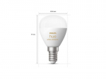 Philips Hue White Ambiance Led pirn E14, 5,1w, 470lm, h&auml;mardatav