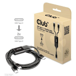 Club3d Cac-1527 Usb-c kaabel, 1,83 m, 2x Usb-c, must