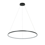 Ripp Led lamp Light Prestige Ring 1, must, 80 cm