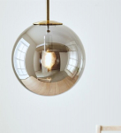 Ripplamp Dione 108268 Marksl&ouml;jd, suitsuklaas