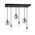 Emibig Cosmo 714/6m2 ripplamp, 6x E14, must