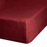 Voodilina kummiga Eurofirany PRZE/G/NOVA3/C.C Sat&auml;&auml;npuuvill 220x200 cm Punane