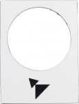 Schneideri silt 30x40mm, valge, Zb2by4915