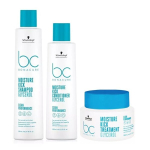 Schwarzkopf BC Moisture Kick Shampoo 250ml + Conditioner 200ml + Mask 200ml, 250ml + 200ml + 200ml