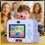 Laste kiirkaamera Mini Printer 13 rulli ja 32Gb kaart
