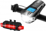 Jalgratta tulede komplekt LTC LXLL113, USB-laetav, 1000 lm esituli + 5 LED tagatuli