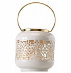 Boltze Home Sami &Oslash;15 cm metallist latern orientaalse disainiga, t&ouml;&ouml;tab patareidega
