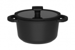 Maku pott kaanega Foodie, 2,9 L, 20 cm, must